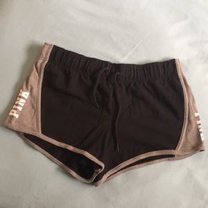 Victoria Secret PINK L black short shorts.
